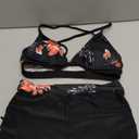 Holipick Two Piece Bathing Suit with Shorts for Women Push Up Bikini Swimsuit Set with Boy Short, Small