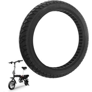16X2.125 Bicycle Solid Tire, Bicycle Tubeless Solid Tire, for 16 inch Electric Bicycle, E-Bike Electric Tires [Puncture-Proof] [Anti-Skid] [Wear-Resistant] (1 Pack)