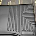 Husky Liners Weatherbeater Floor Mats | Fits 2015-2026 Ford F-150, 2022-2026 Lightning, SuperCrew (Crew Cab) w/Carpet & w/Out Fold Flat Storage | Front & 2nd Row, 3-pc Black - 94041