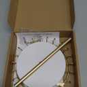 Mkono Necklace Holder Metal Jewelry Display Stand Necklace Organizer with 22 Hooks for Storage and Hanging Bracelet Keychain Home Room Decor for Women,Gold