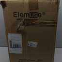 ELEMUSE 3 Inch Dual Layer Memory Foam Mattress Topper King, 2 Inch Cooling Gel Memory Foam Plus 1 Inch Down Alternative Pillowtop Mattress Pad with Cooling Cover, Soft Comfort Support, Grey