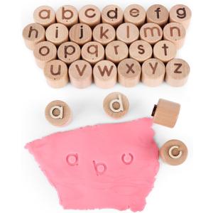 Alphabet Playdough Stamps for Kids, Lowercase Clay Letter Stamps for Toddler, Playdough Bulk Pack Classroom, Playdough Sets for Kids Ages 2-4