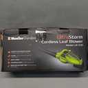 Mueller UltraStorm Leaf Blower Cordless Electric, 130 MPH 20 V Powerful Motor, 2 Speed Levels, 1hr Charge, Lightweight, Blowers for Lawn Care, Battery Powered Blower for Snow (Green)