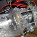 Electric Winches Kit, Low Resistance 3000LBS Copper Core Terminal Electric Winch Non Slip with Alloy Steel Hook for Recovery for Truck for ATV