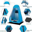 BRIAN & DANY Pop Up Shower Tent, Portable Privacy Camping Changing Tent, Camp Toilet Bathroom Pod with Rain Shelter & Windows, UPF 50+ & Waterproof, 47.2" x 47.2" x 74.8"