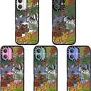 for iPhone 16 Case TPU+PC Premium Painted Anti-Drop Phone Case Superior Shock Absorption Military-Grade Drop Protection Graffiti of Cartoon Animal Phone Case