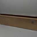 3'5' Black Floor Protector for Home, Waterproof No Spill Vinyl Floor Desk Mat for Office, Plastic Easy Cleaning Area Mat for Hardwood Floor, Kitchen, Pet Feeding Area