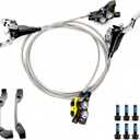 Upgraded Front Rear Brake Kit for Surron Light Bee/Light Bee X,Talaria XXX,Talaria Sting MX3 / R MX4,Segway X160 X260, eRide Pro SS | 4 Piston Brake Kit | Dirt Bikes Part & Accessories