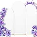 Title: SUKAIKEQA Small Arch Cover Trio  6FT, 5FT & 4FT Stretch Backdrop Set for Intimate Events, Baby Showers & Photo Nooks  Mini Arch Decor Bundle (white)