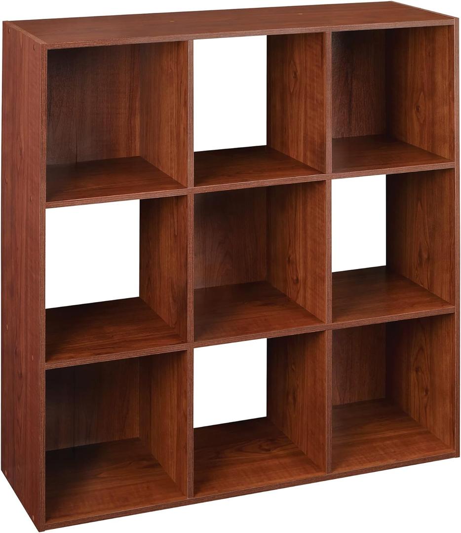ClosetMaid 4105 Cubeicals Organizer, 9-Cube, Dark Cherry