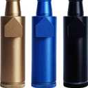 OMO High-capacity Metal Ieak-proof Bottle (3nd Generation Upgrade Version) (Black Blue GoldPortable Pepper Shaker (3 pack)