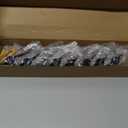 32.2'' Large Coat Rack Wall Mount Coat Hooks Coat Hanger with 8 Metal Black Triple- Hooks Brown Pine Real Wood Plank Hat Rack for Wall Hooks for Hanging Coat Hat Jacket