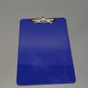 Deli Plastic Clipboard, Clipboards with Low Profile Clip, Standard A4 Letter Size Clipboard for Office, Nurses, Students, and Women, Size 12.4 9 Inch, Blue