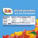 Dole Fruit Bowls Peaches in Strawberry Flavored Gel Snacks, 4.3oz 12 Total Cups, Gluten & Dairy Free, Bulk Lunch Snacks for Kids & Adults (EXP 04/09/27)