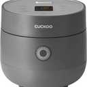 CUCKOO Micom Rice Cooker 3-Cup Uncooked / 6-Cup Cooked with Nonstick Inner Pot, Small Rice Maker with 8 Menu Options, Fuzzy Logic Technology, Auto Clean, Quick Rice Mode, Gray (CR-0375FG)