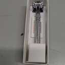 Double Edge Safety Razor with 10 Disposable Blades - Reusable Stainless Steel Shaver for Face, Leg, Body - Washable Portable Travel Size - Prevents Skin Irritation & Ingrown Hair (1-Bright Chrome)