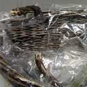 Wicker Wall Hanging Basket, Woven Plants Flowers Basket for Porch Garden Farmhouse Kitchen (Sector) (Brown)