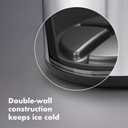 OXO 3107300 Steel Ice Bucket and Tongs Set