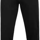 Youth Baseball Pants  Full-Length Boys Athletic Fit, Elastic Waistband with Loop, Sizes YXSYXL (White, Black, Gray)