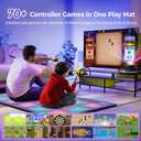 AR Motion Video Game Console for Kids: 2-in-1 Dance Mat for TV | Plug and Play Interactive 70+ Games Exercise - Indoor Fun & Birthday Gift for Ages 4+ Girls Boys