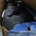 Pilot Automotive Slate Gray Seat Cover Pair with Microban (MIC-053) 