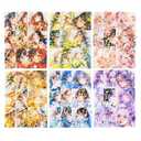 AuriicLeaf Floral Girl Scrapbook Stickers Set, 60PCS Holographic Ephemera for Scrapbooking, Junk Journaling, Crafting, DIY Projects, Diaries, and Art Supplies