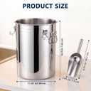 25 lb Stainless Steel Dog Food Storage Container with Airtight Lid