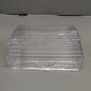 Backerysupply Clear Plastic Drawer Organizer Tray for Vanity Cabinet (9"3"2"Set of 8),Storage Tray for Makeup, Kitchen Utensils, Jewelries, and Gadgets