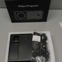 CiBest Mini Projector, 2025 Upgraded Full HD 1080P Support Video Projector, Portable Small Movie Projector, Compatible with iOS/Android/Windows/TV Stick/Box/USB/HDMI