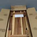 TINAMO 6.5" One Step Stool for Elderly, Acacia Wood High Riser Step Stool for Bed - 550 Lbs Wooden Mobility Stepping Stools for Adults, Kids/Bedside, Bathroom, Kitchen, Garden (Acacia, 6.5" Height)