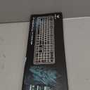 AULA F108 PRO - Wireless Mechanical Keyboard with Screen&Knob,Hot Swappable Gaming Keyboard with 8000mAh Battery,Pre-lubed Switches,RGB Backlit,PBT Keycaps Creamy Sounding Computer Keyboards,104 Keys (Gray&Yellow)