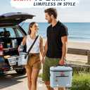 Soft-Sided Cooler Bag, 7/16/30 Can Insulated Lunch Box, Waterproof, Leak-Proof, Portable Lunch Bag for Work, Beach, Drink, Travel, Camping, Picnic