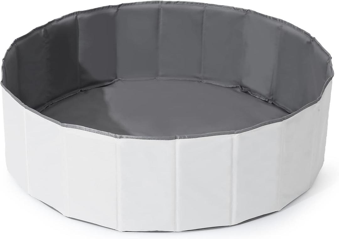 Ball Pit for Toddlers Babies Dogs Cats Iinfant Children, Foldable Ball Pits Play Tent, Crawl Playpen Ball Pool with Storage Bag, Surprise for Boys Girls Festival (Balls Not Included), White