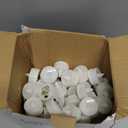 Amagic 100 Pack Battery Operated Tea Lights Candles, Fake Tealights Candles, Flameless LED Tea Lights for Halloween, Wedding, Votive, Festival, Table Decor(100 Pack, Warm White)