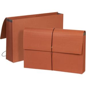 Blue Summit Accordion File Wallet with Flap and Cord Closure, Legal Size, 5.25 Expansion, 10 Pack