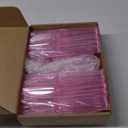 Minatee 150 Pieces Disposable Cutlery Set Plastic Silverware Heavy Duty Utensil Sets 50 Forks 50 Knives 50 Spoons for Home Office School Party Picnics Restaurant Outdoor Events(Pink)