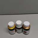 KIRIN Acrylic Paint Set, Metallic Gold & Silver & Bronze, Gold Leaf Paint for Art Painting Handcrafts, Idea Paints for Fabric Furniture Wood Clay Canvas Craft Supplies (3Pcs, 125g/Bottle)