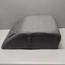 BIEEZZK Leg Pillow Elevation Blood Circulation, Leg Elevating Pillows for After Surgery, Sleeping, Memory Foam Wedge Pillow for Legs Swelling, Foot Knee Pillow for Back Pain, 23.616.88in, Dark Grey
