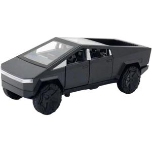 for Tesla 1:36 Pickup Truck Simulation Die-Casting Metal Alloy Model Car Decoration Display Gifts(Black)