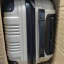 Kenneth Cole REACTION Out of Bounds Lightweight Hardshell 4-Wheel Spinner Luggage, Mushroom, 20-Inch Carry On