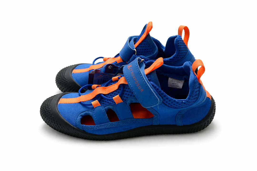 Zeroxposur Kids Youth Outdoor Footwear Water Sandals Blue Orange Size 7