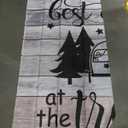 Camping Trailer Camper Shower Curtain 72x72 Inch Bathroom Curtains Set Home Waterproof Polyester Fabric with Hooks