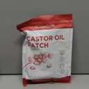 Castor Oil Pack Wrap (40 Count), 4 Sizes, Disposable Cotton Patches, Leak-Proof, Skin-Friendly and Breathable, for Belly, Joints and Body Care (Oil Not Included)