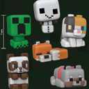 Minecraft SquishMe Series 5 Collectors Box 6 Exclusive Metallic Squishy Figures 2.5 Foam Stress Toys for Kids Ages 3+