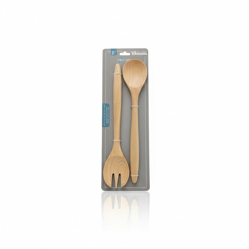 Jacent Pro Series Wood Serving Set 2Ct