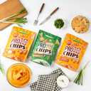 BIO NUTRI Foods High Protein Snack-Count Variety Pack-Cheesy Nacho and Sour cream onion Chips,10g High Protein,Crispy Tortilla Shaped Snacks,Low Sugar Diet,Healthy Gluten Free and Low Carb Taco Snack