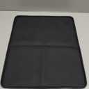 19.7x15.7 Silicone Base Mat Compatible with Flashforge, Comgrow, Elegoo, Bambulab and Most of 3D Printers, 3D Printer Vibration Anti-Slip Mat 3D Printer Accessories (19.7x15.7) (Black)