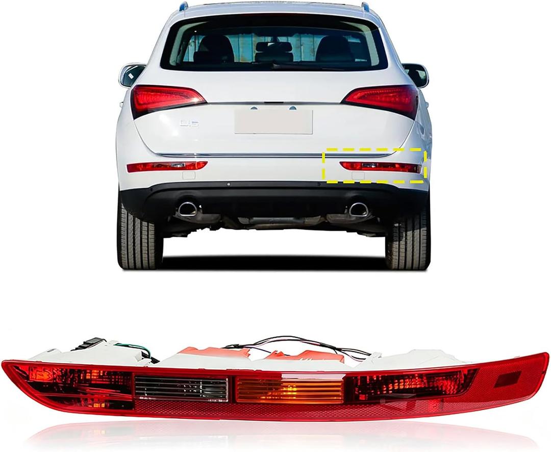 8R0945096 Right Rear Bumper Tail Light Lamp Compatible with Audi Q5 2016-09