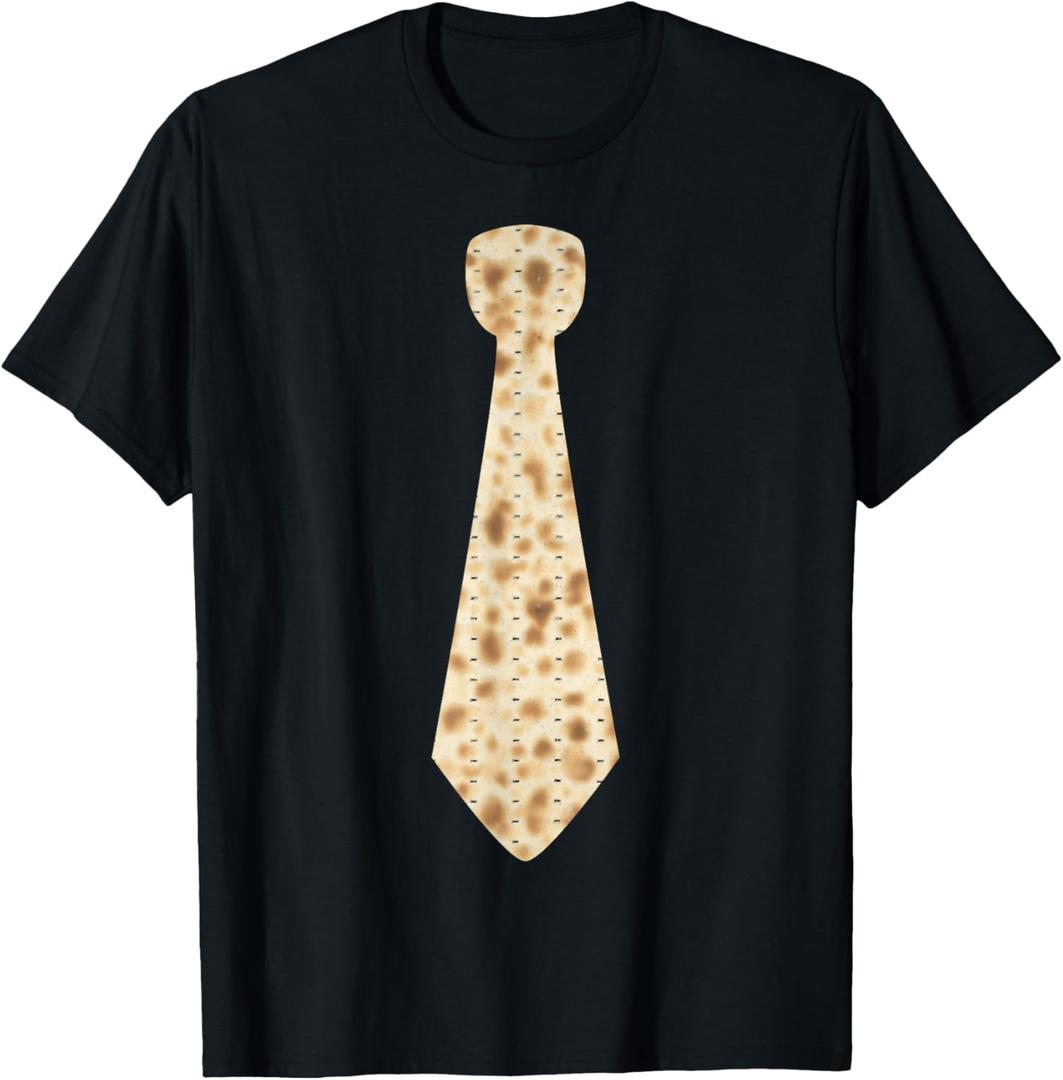 Passover Matzah Neck Tie Novelty Pesach Jewish Holiday T-Shirt S