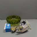 Plug in Pendant Light, Hanging Lights with Plug in Cord, Hanging Light Fixture with Green Glass, E26 Pendant Lighting for Kitchen Island, Bedroom, Dining Room, Living Room